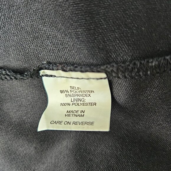 New York & Company Womens Sleeveless Black Button Dress Size Medium Party Work - Picture 9 of 9